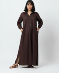 The Cocoa Maxi Shirt Dress | 100% Cotton