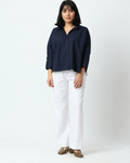 The Navy Drift Shirt | 100% Cotton