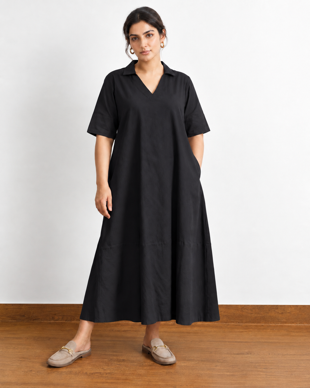 The Black A-Line Dress by Lōma