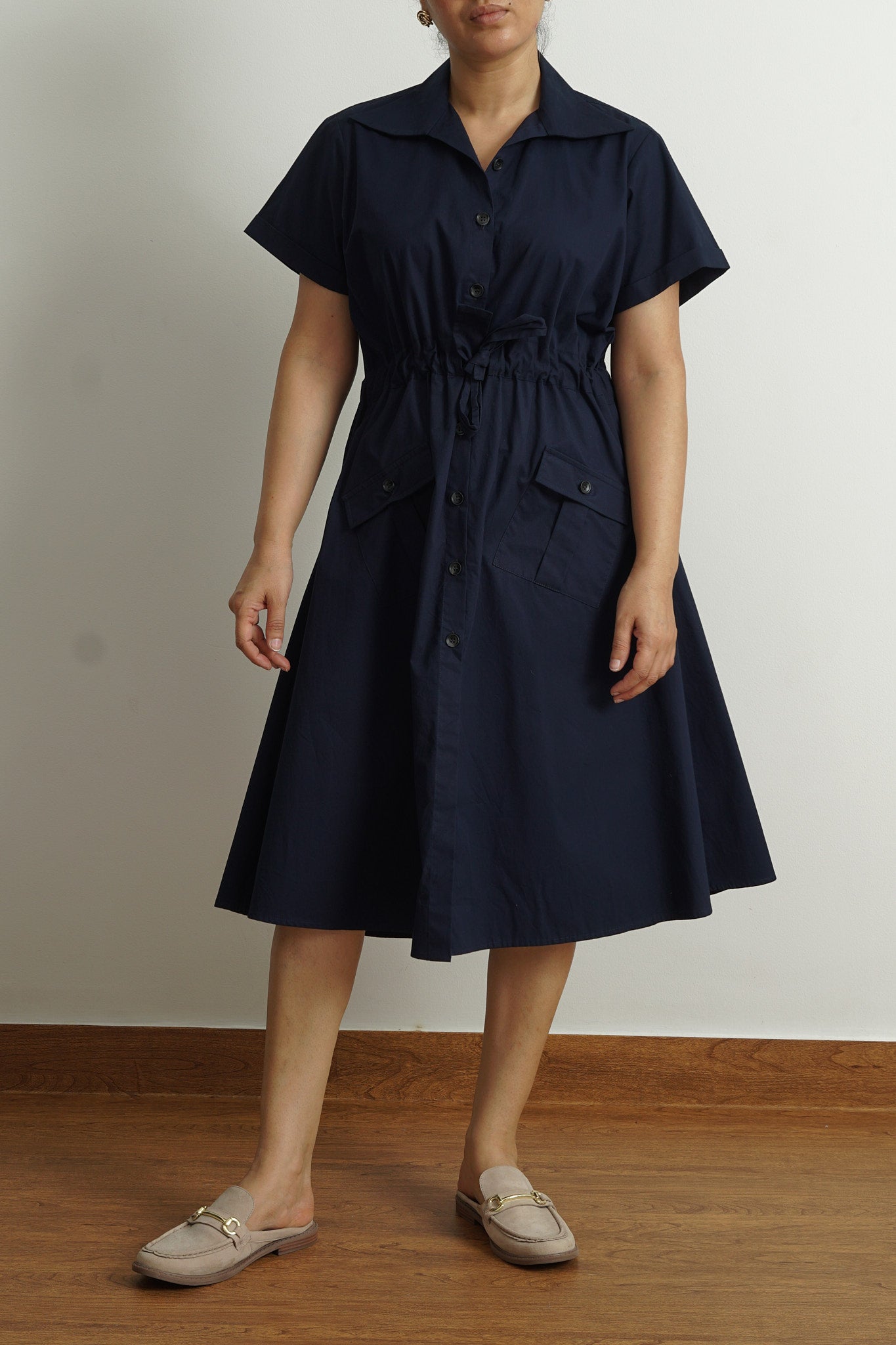 The Navy Blue Utility Dress