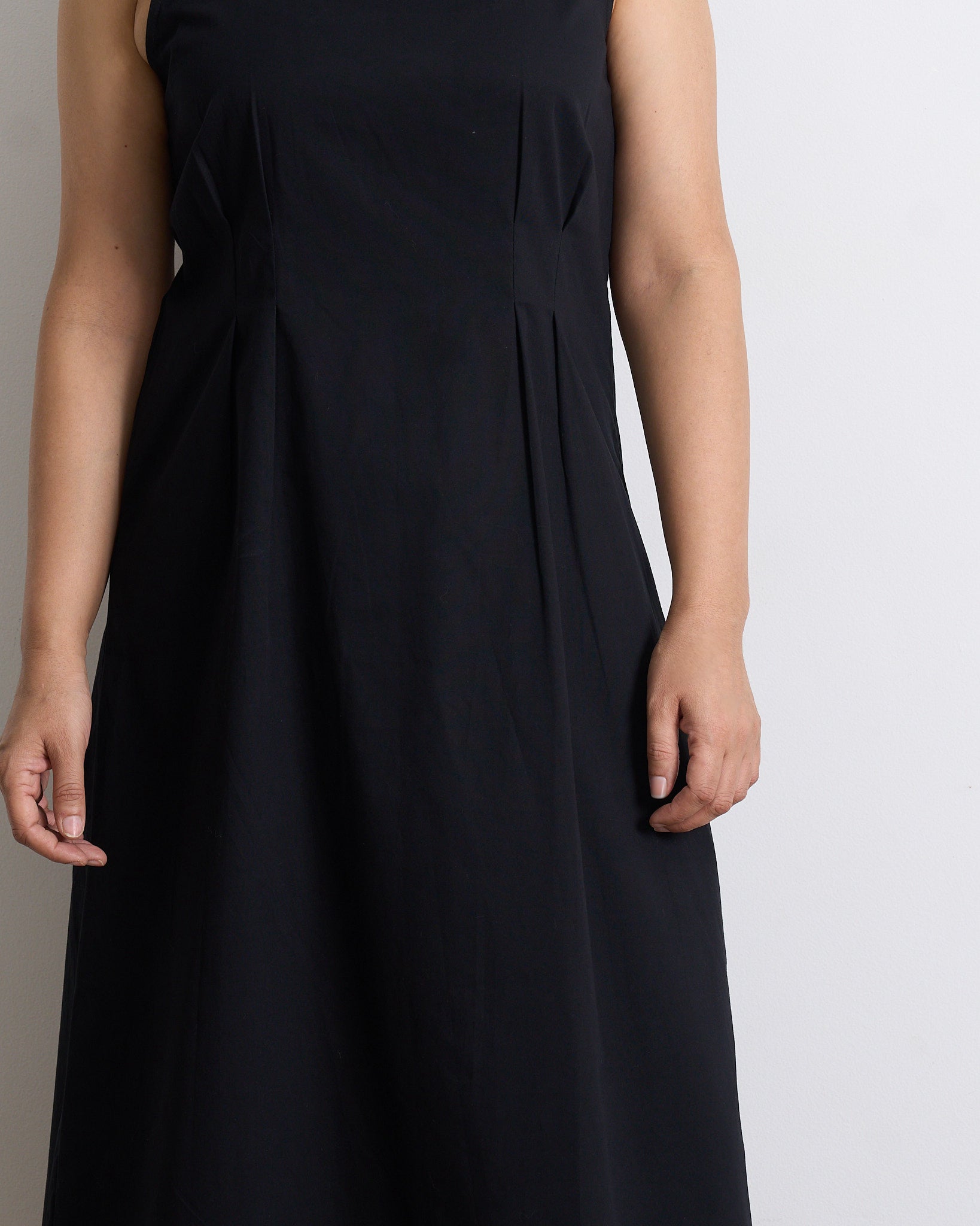 Classic Black Dress | 100% Cotton