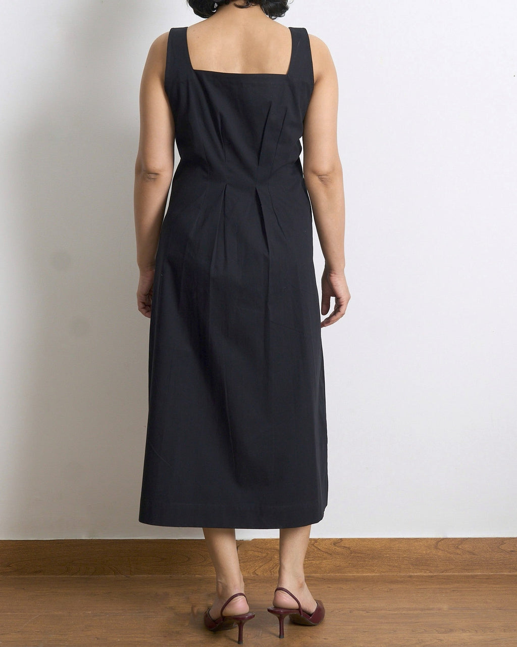Classic Black Dress | 100% Cotton
