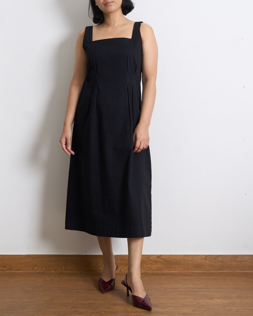 Classic Black Dress | 100% Cotton