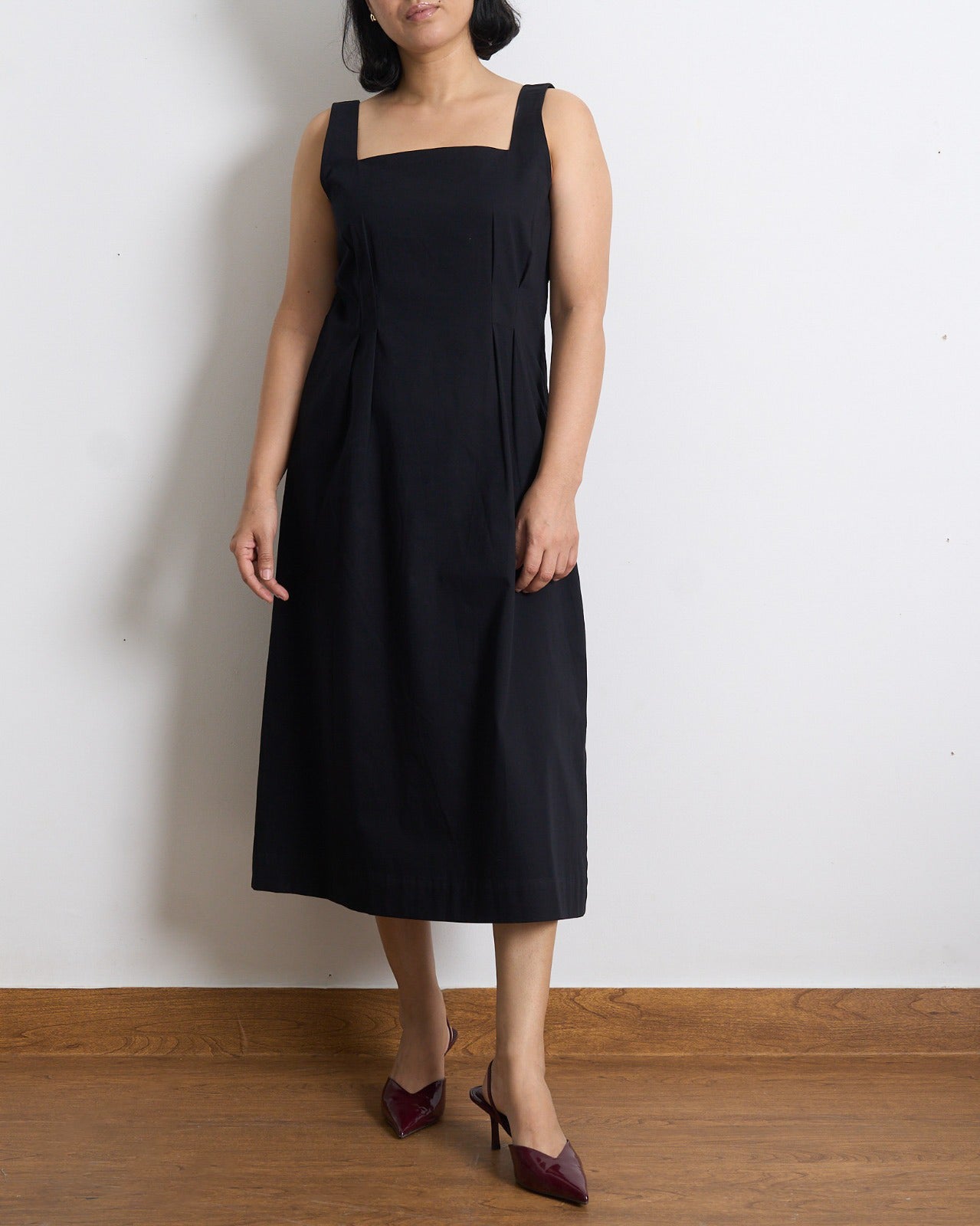 Classic Black Dress | 100% Cotton