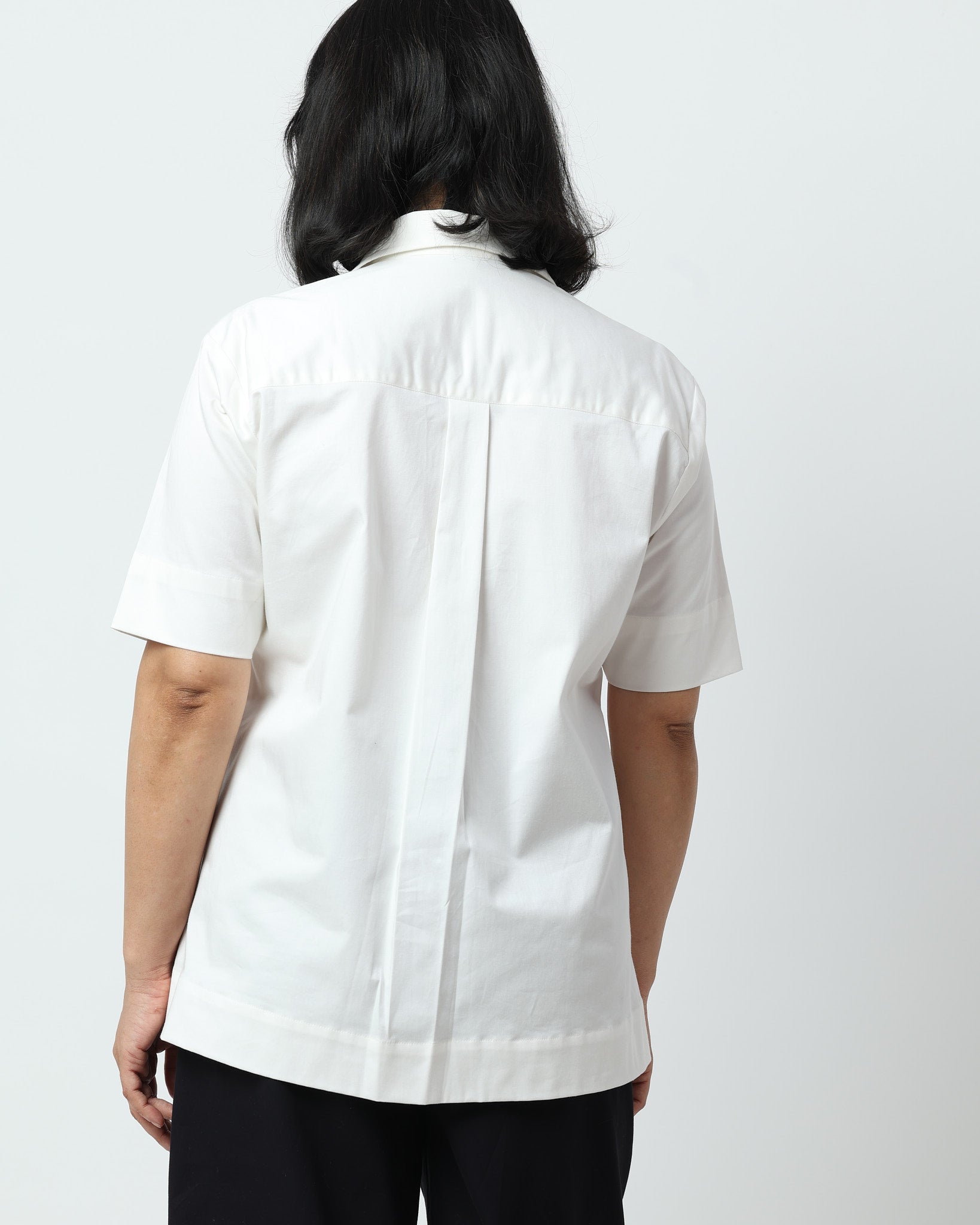 White Twin Pocket Shirt  | 100% Cotton