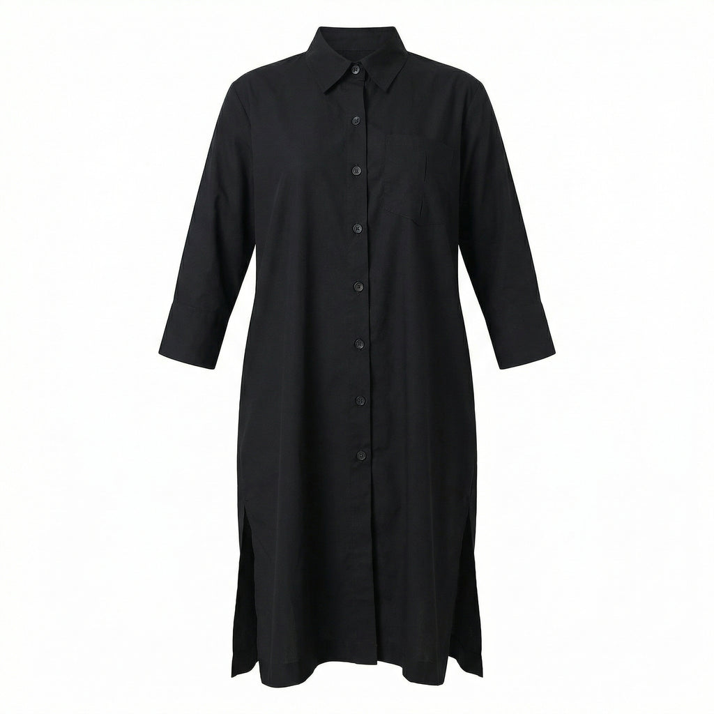The City Dress in Black | 100% Cotton