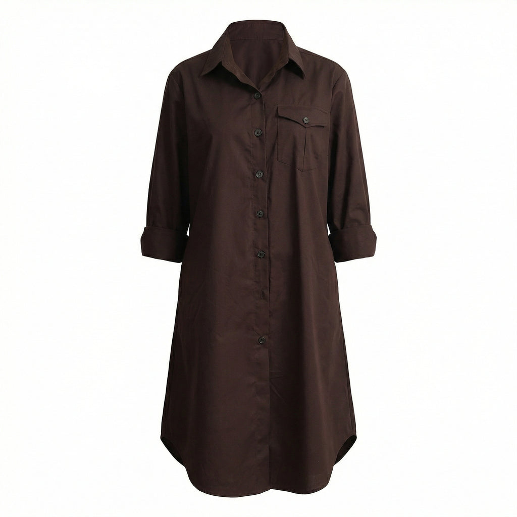 The Cocoa Shirt Dress