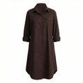 The Cocoa Shirt Dress