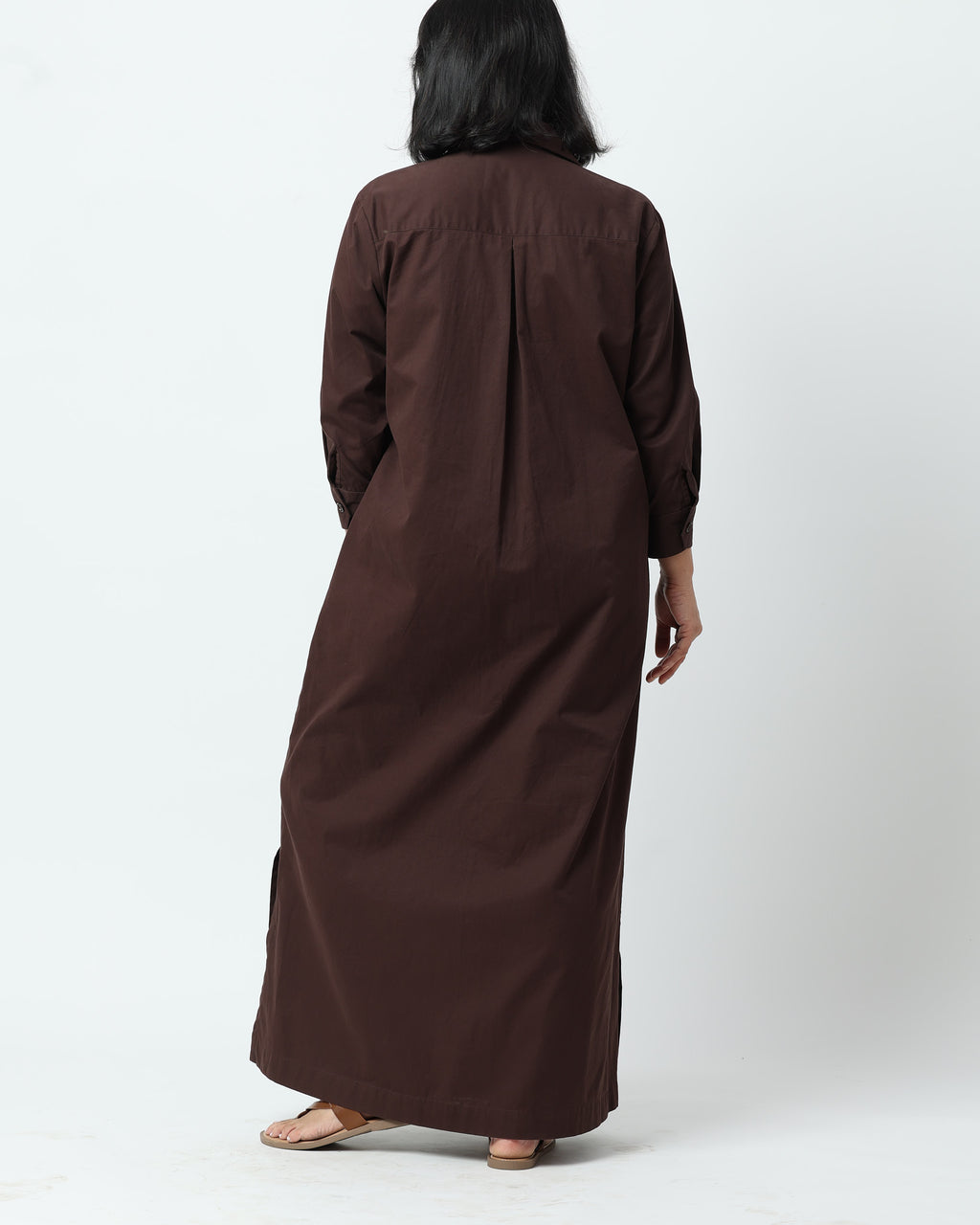 The Cocoa Maxi Shirt Dress | 100% Cotton
