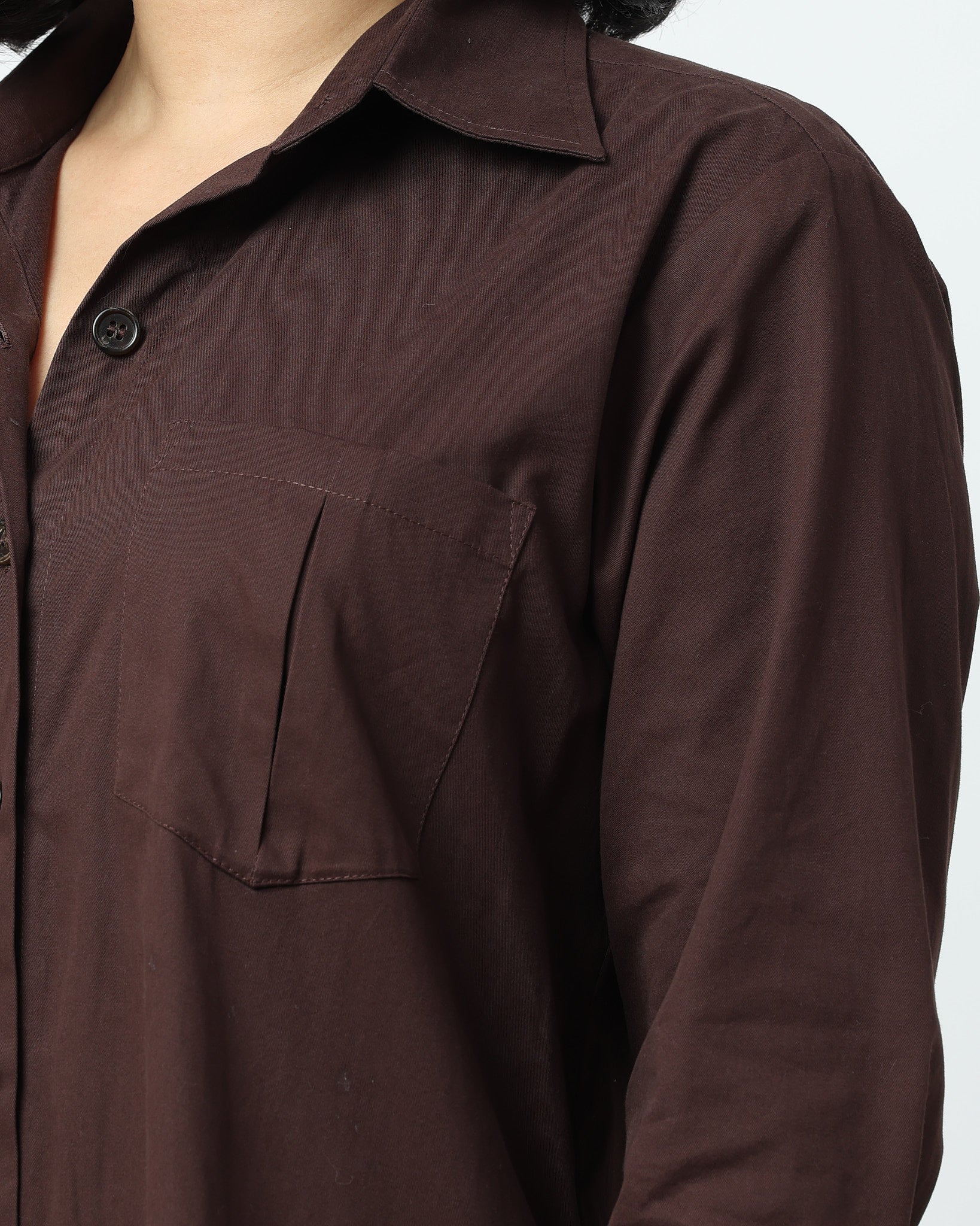 The Cocoa Maxi Shirt Dress | 100% Cotton
