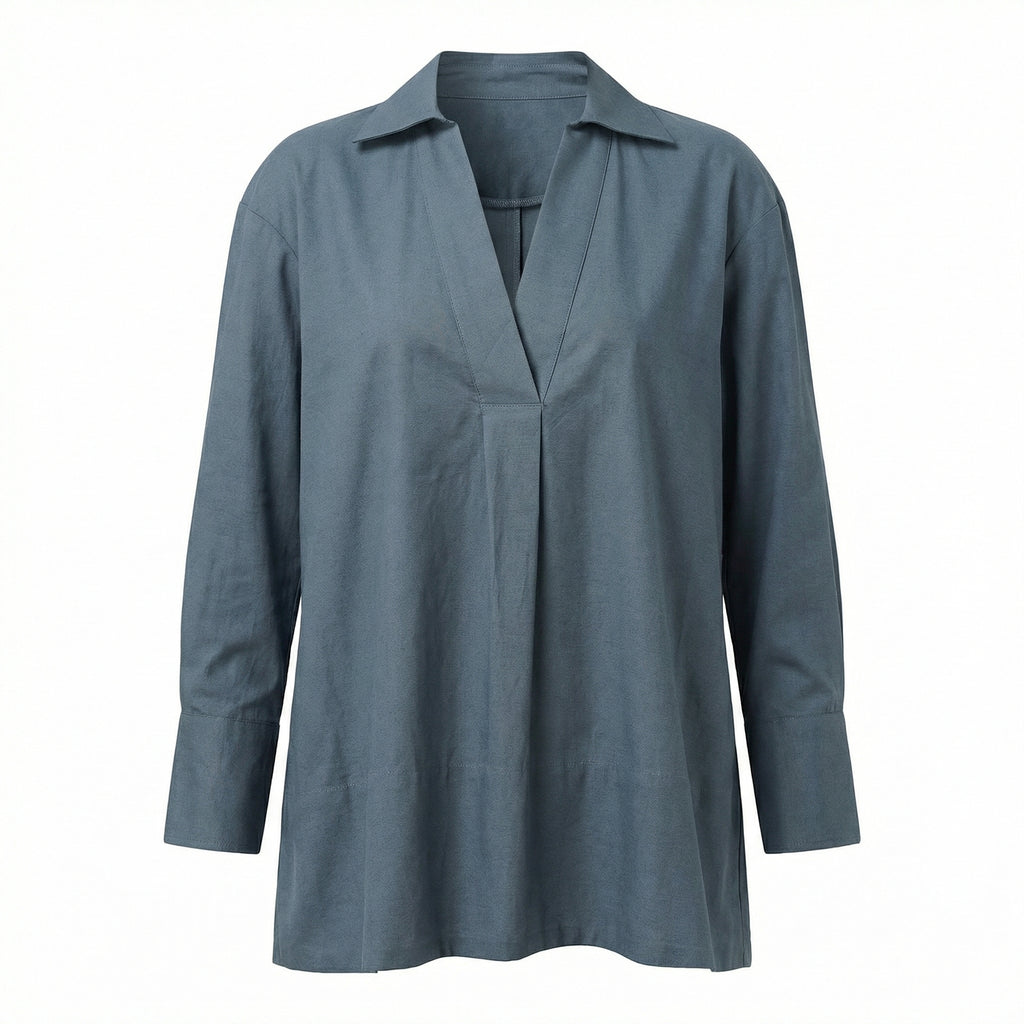 The Swing Tunic Top in Blue | 100% Cotton