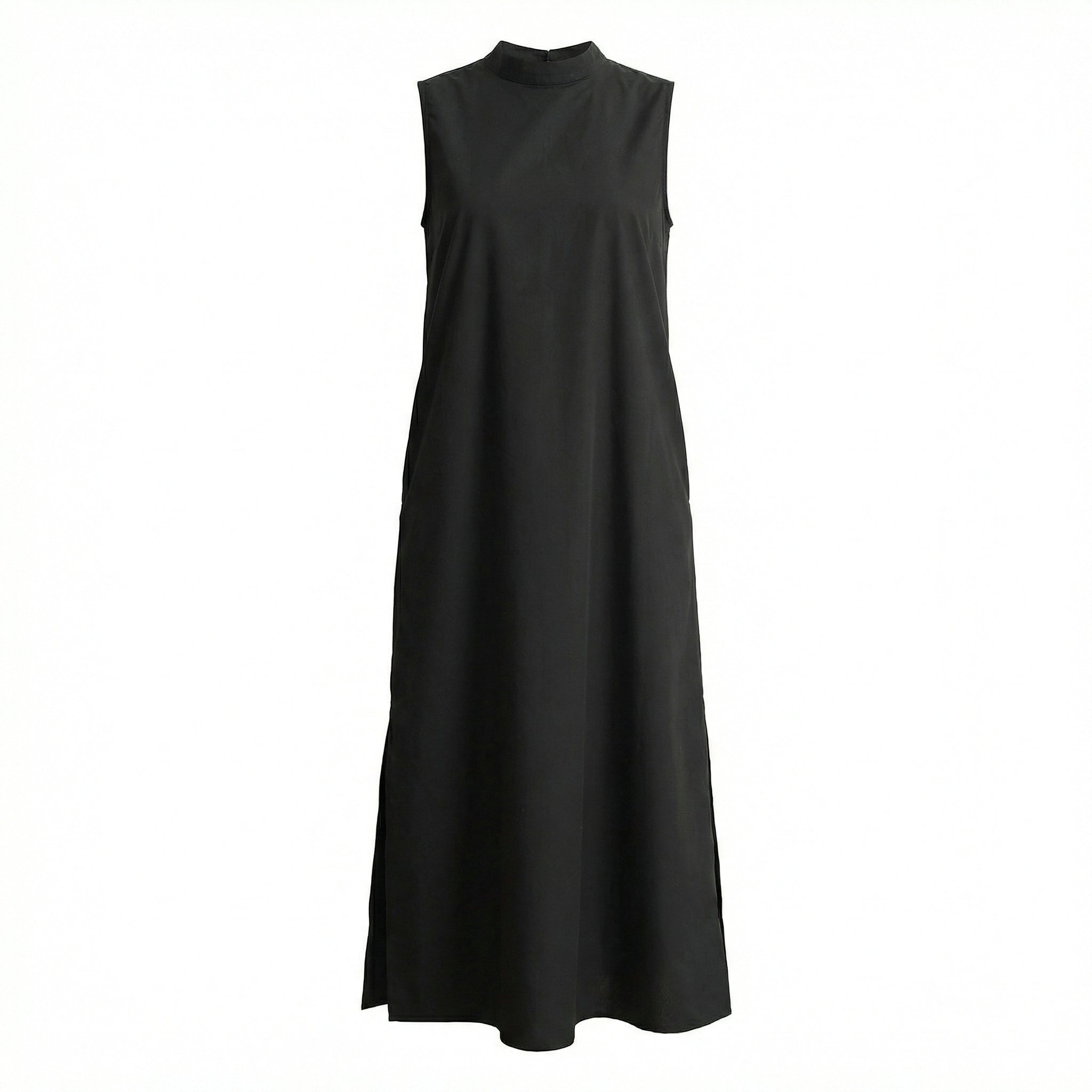 Timeless Black Slit Dress