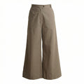 Modern Taupe Wide Leg Pants