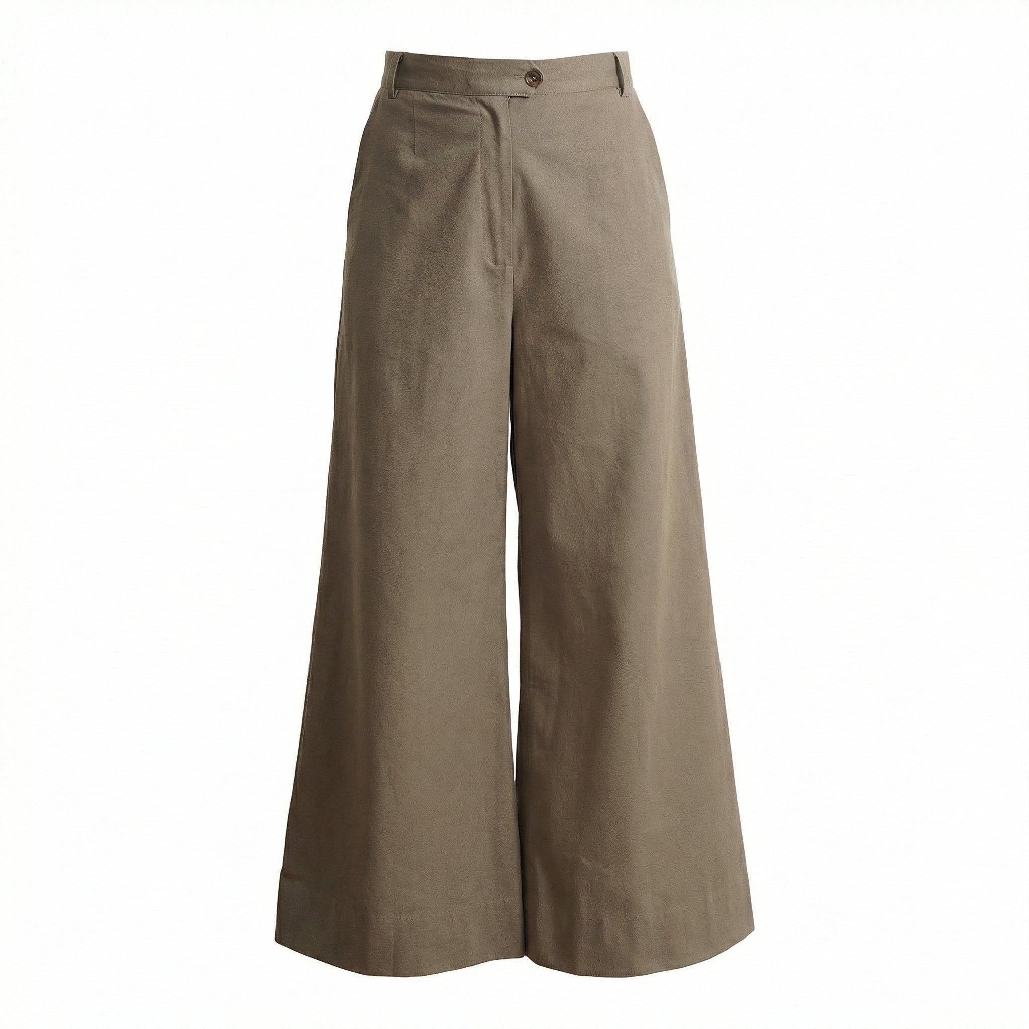 Modern Taupe Wide Leg Pants