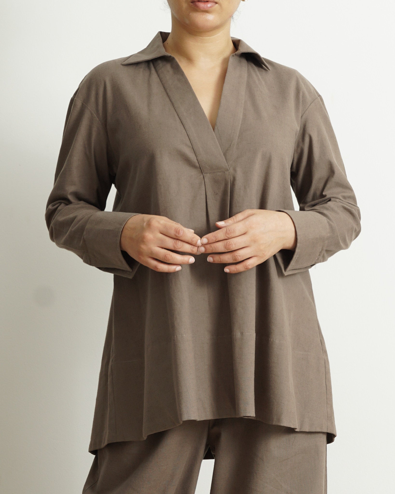The Taupe Tunic Top