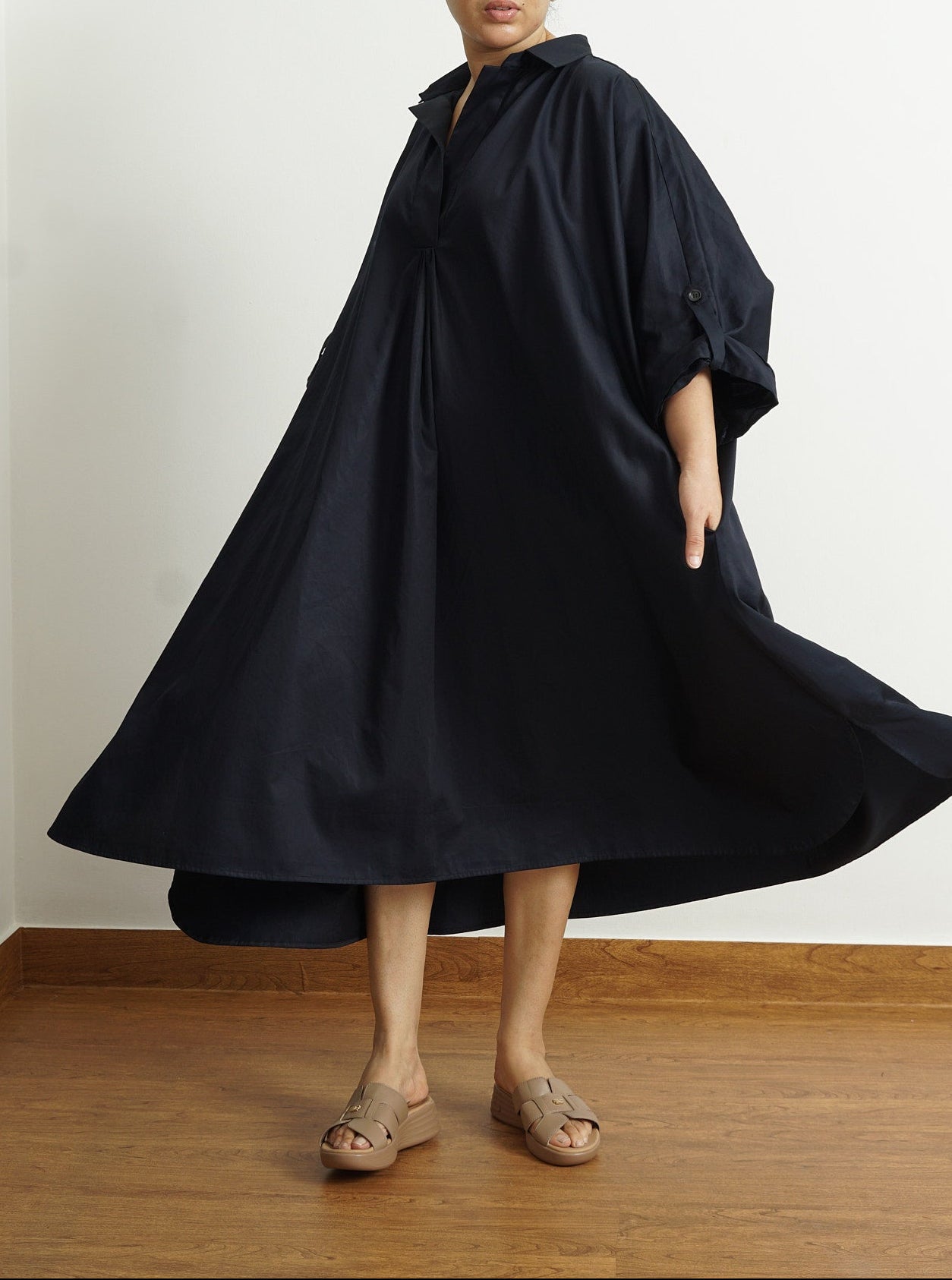 Effortless Volume Dress | 100% Cotton