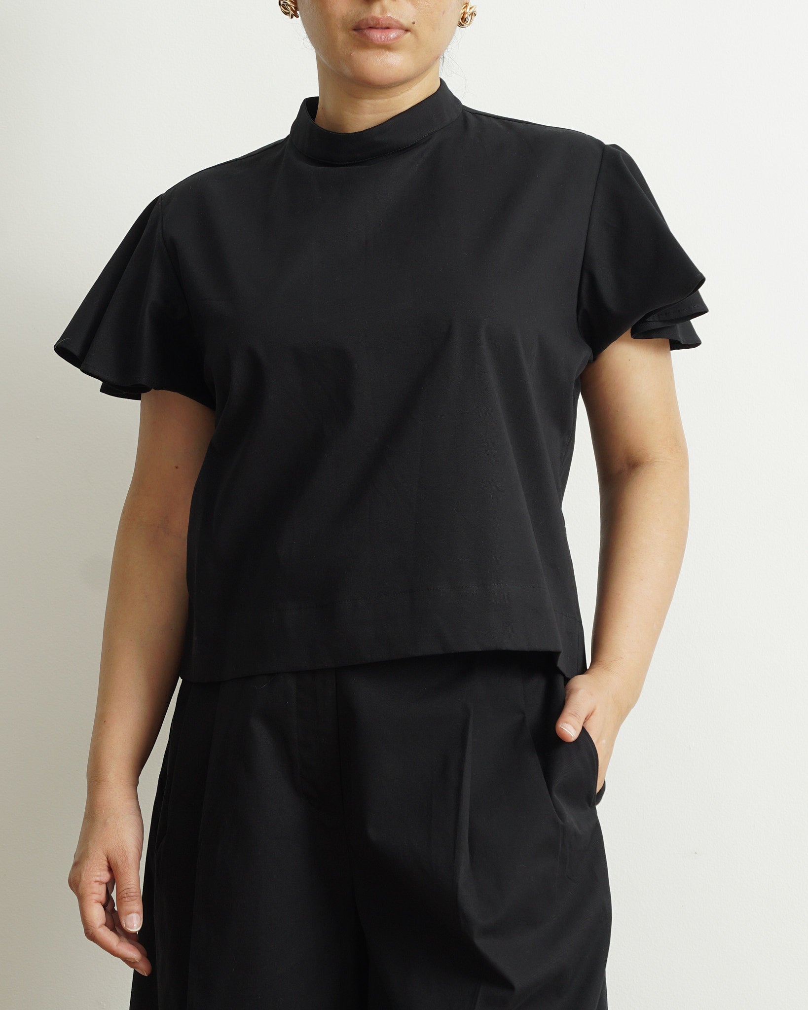 The Noir Flutter Top