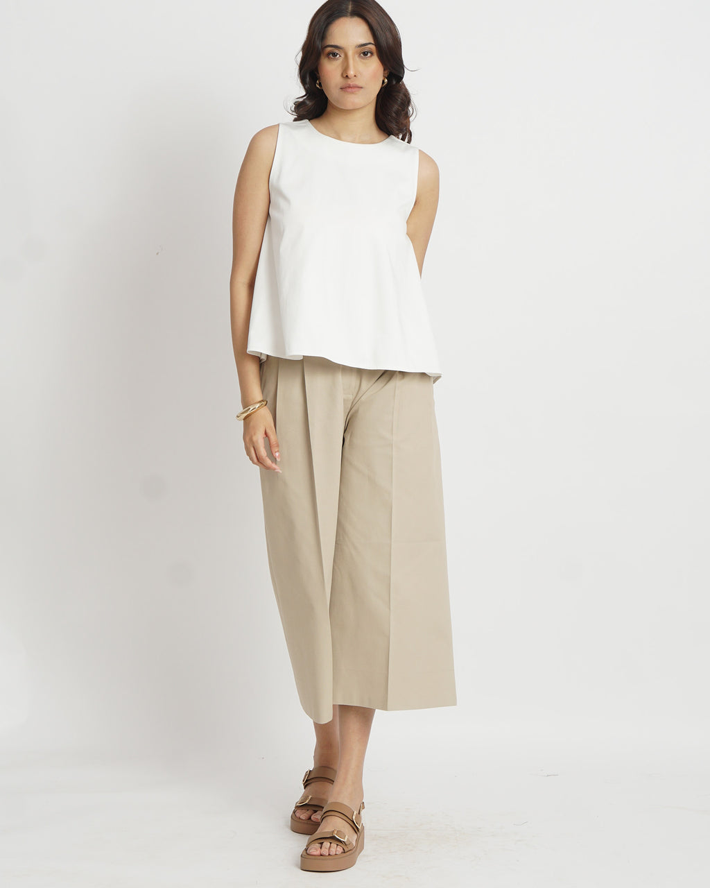The Aster Top in White | 100% Cotton