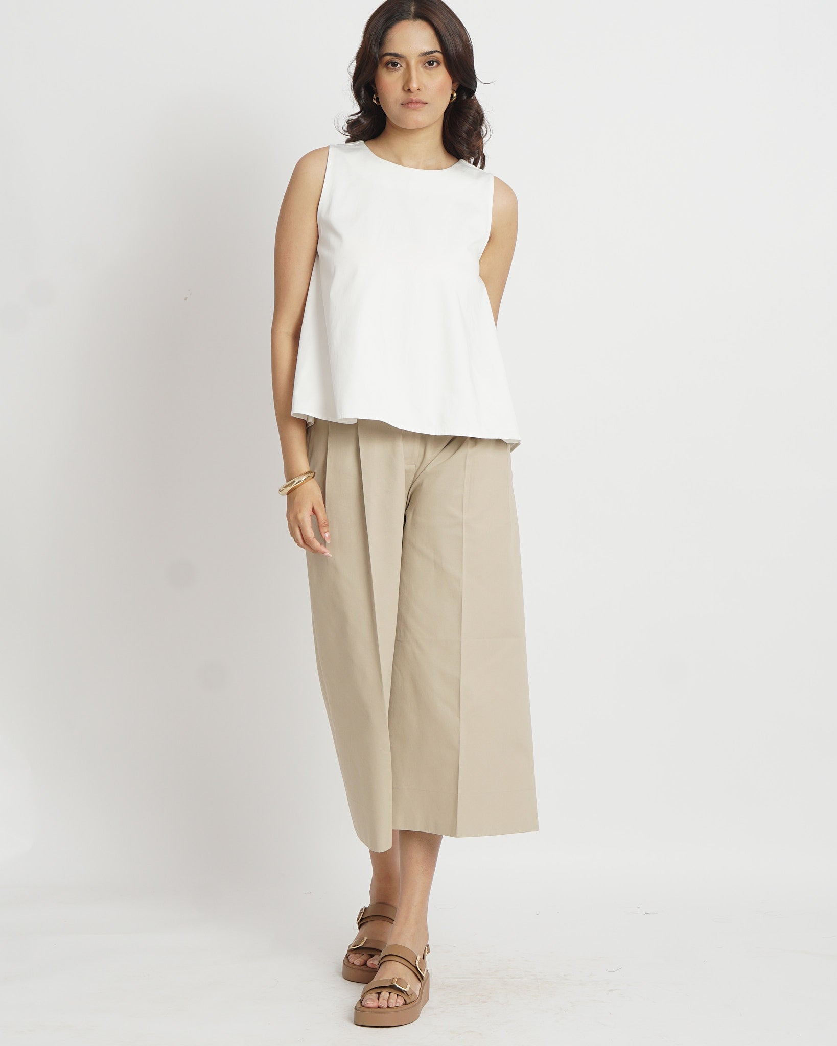 The Aster Top in White | 100% Cotton