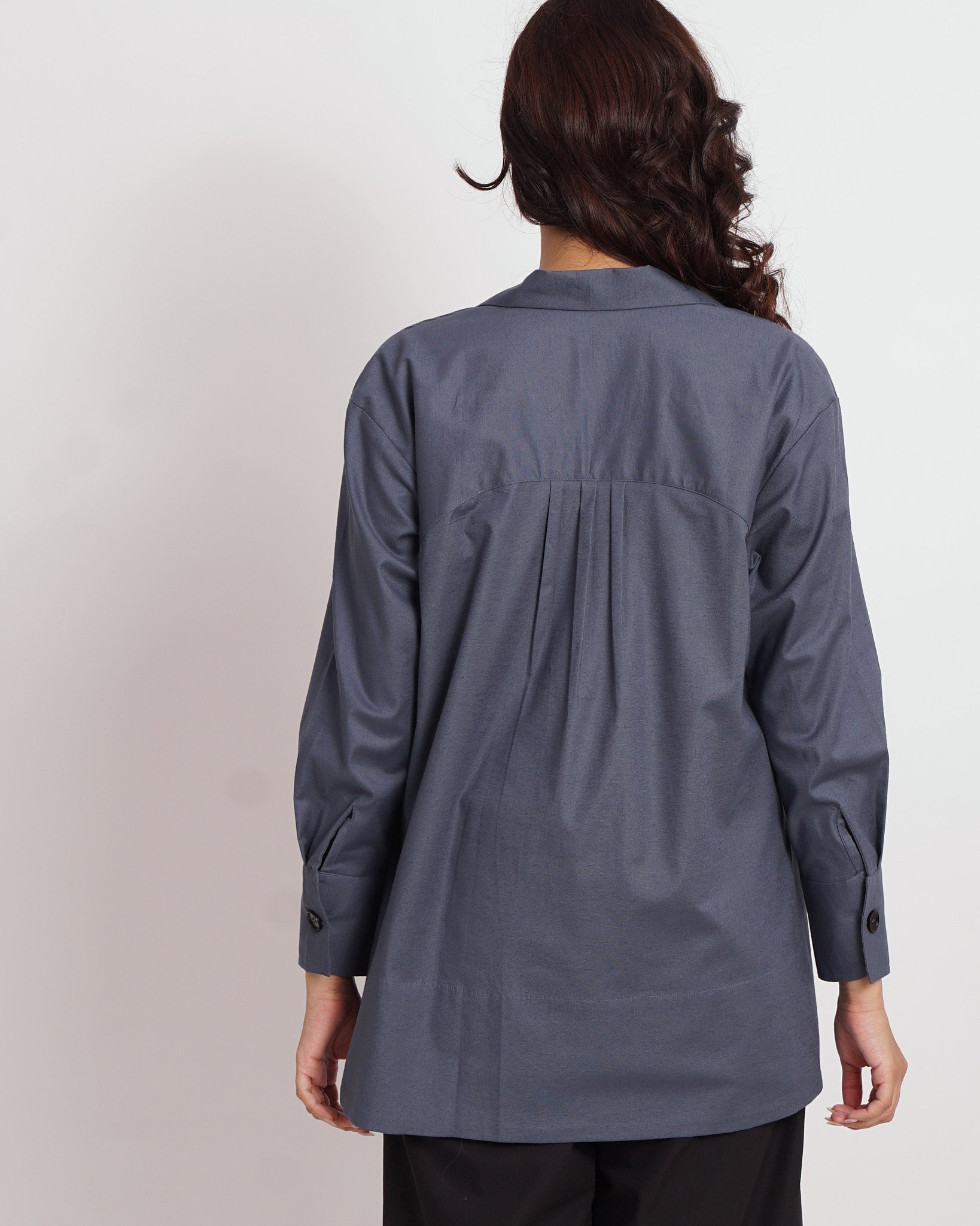 The Swing Tunic Top in Blue | 100% Cotton